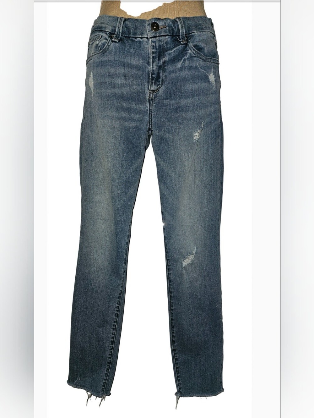 Pistola Distressed Light Blue Stretchy Jeans